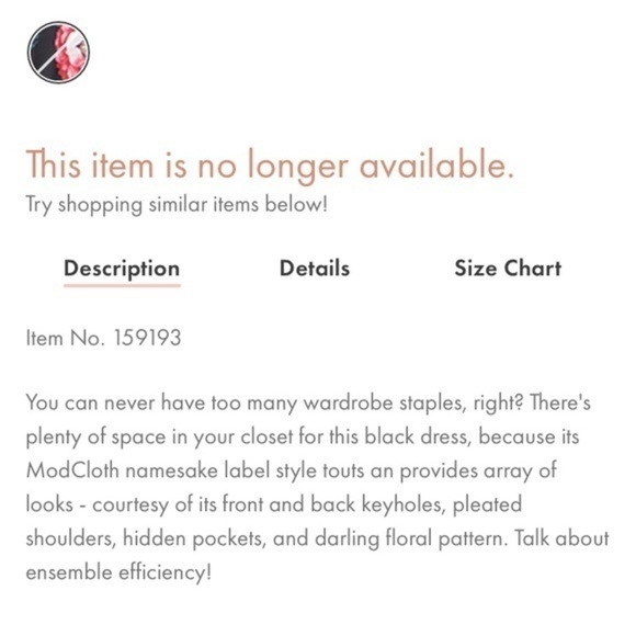 NWOT ModCloth Flaunts Needs Floral Midi Dress New - Picture 5 of 5